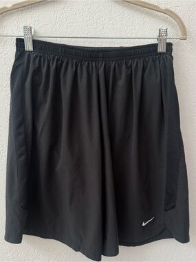 Nike Men's Dri fit charcoal & black lined short